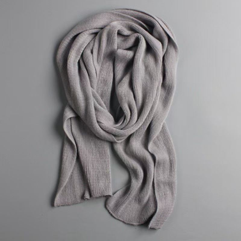T238 new scarf for women in autumn and winter for students, super long wool, warm, Korean style, couples, same style, popular online scarf
