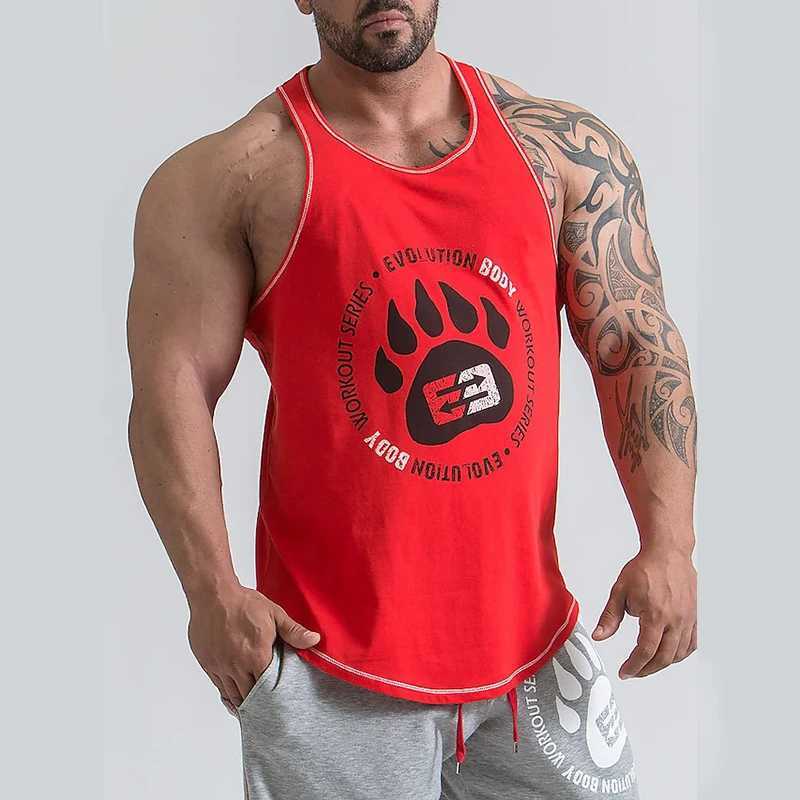 2024 New Sport Sleeveless Shirt Quick Drying Breathable Vest Mens Clothing Fashion Casual Summer Y2K T-Shirt Vest Gym WorkoutT250318