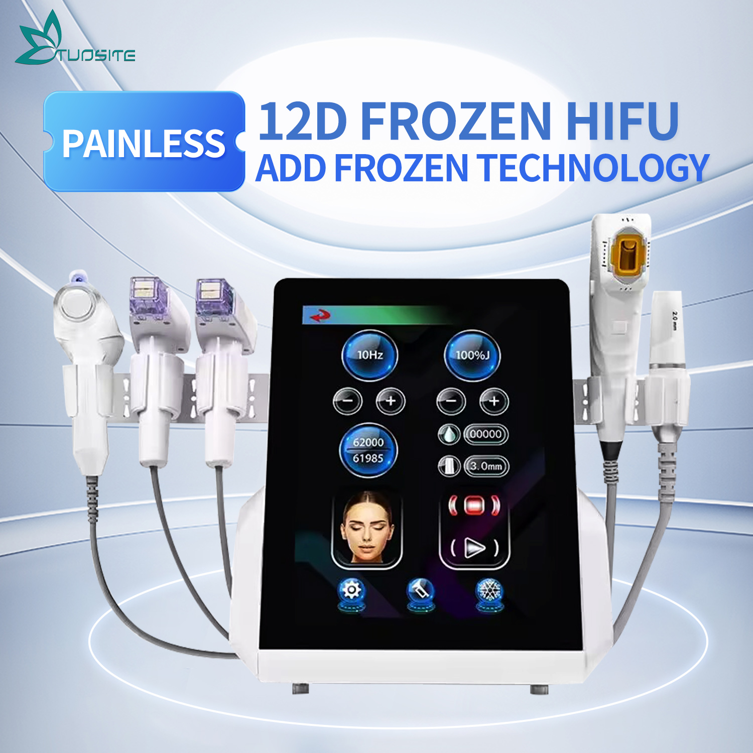 Korean hifu ultherapy Vmax Microneedle RF 3 in 1 machine