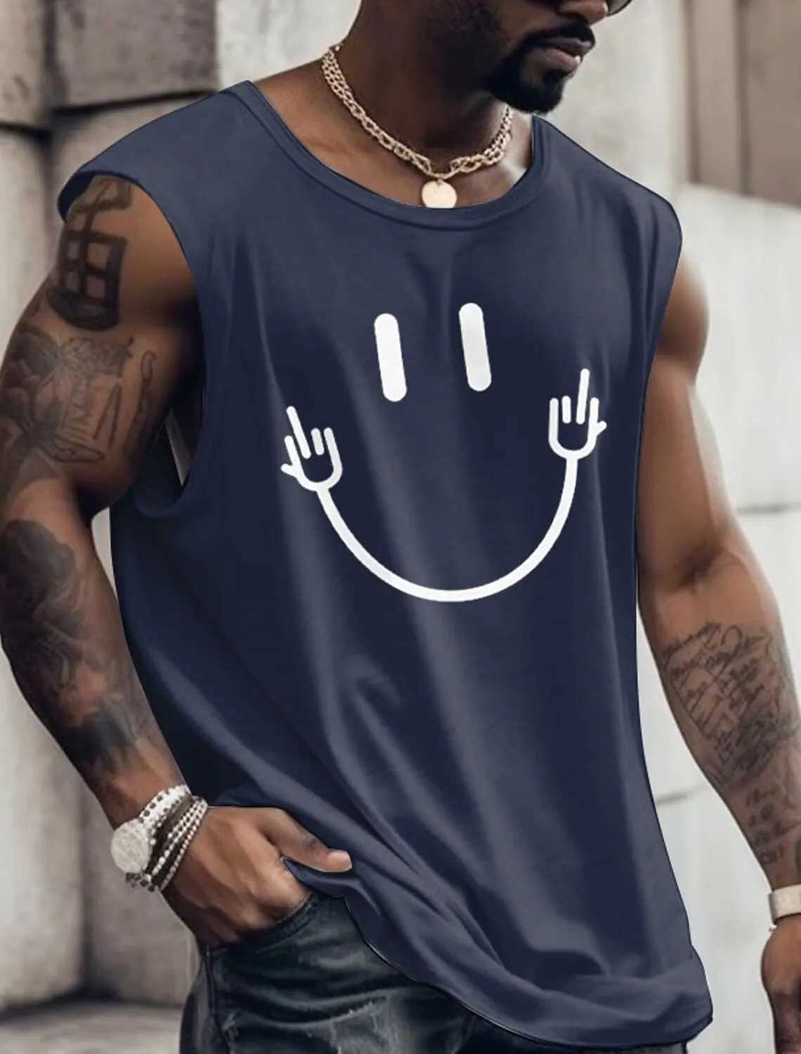 3D Creative Retro Print Outdoor T Shirt Sports Style Casual Breathable Crew Neck Four Seasons Fitness Adult Mens Tank TopT250318