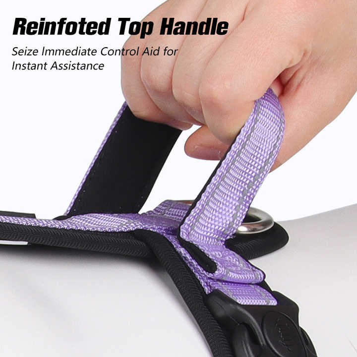 Adjustable Reflective Vest Style Chest Strap Anti Breakout Walking Pet Dog Harness for Small and Medium Sized Harness Dog