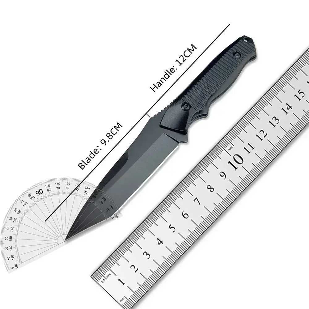 BM 140BK Tanto / Drop Point Blade Aluminum Alloy Hands Fixed Blade Knife Self Dense Hunting Knife Military Survival GearXJ250307