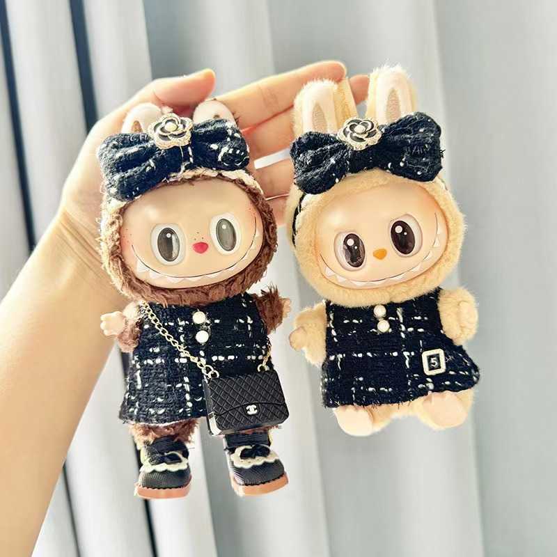 Doll Apparel New Labu Little Lady Baby Clothes Set Small Fragrant Style Bag Decorative Baby Clothes Can be Paired withY250307CA1G