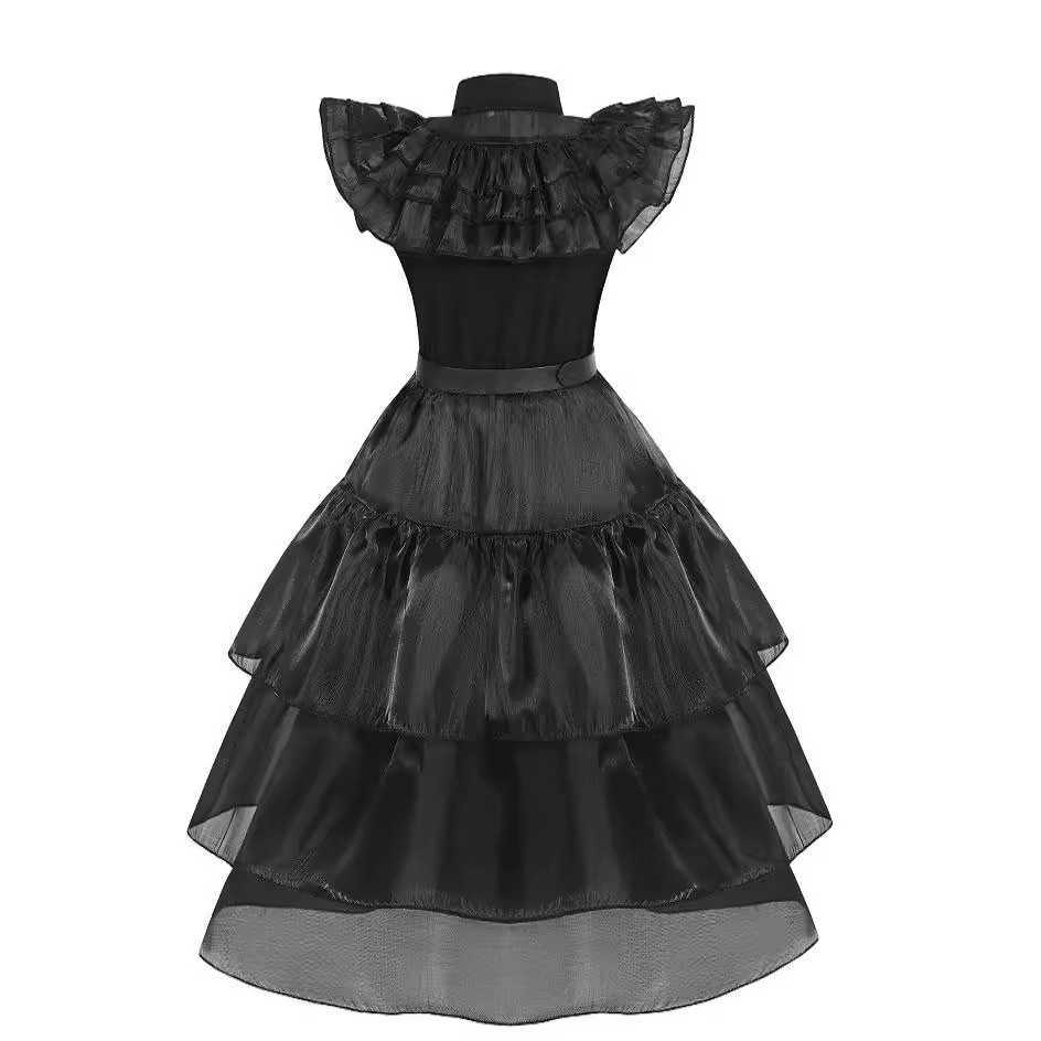 Girl's Dresses Halloween Adams cosplay dress girl princess dress costume Y250307P2BO
