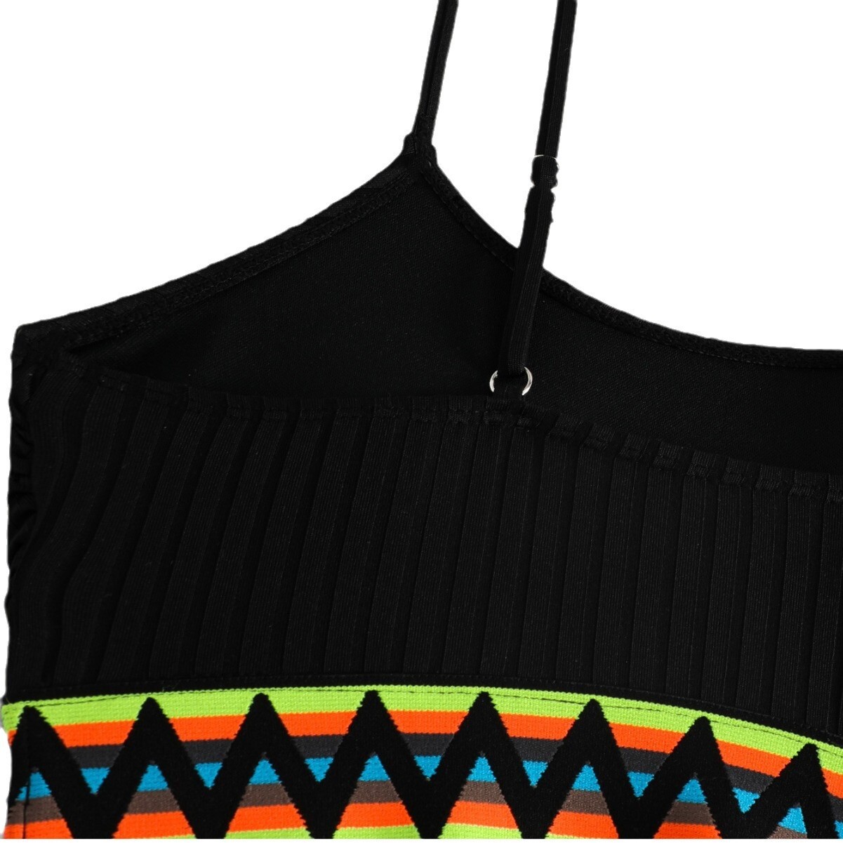 New Bikini Solid Color Gathering Backless Fashion Bikini Split High Waist Swimsuit