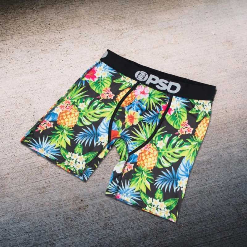 Men's Shorts OZPSD Men Boxers Sexy Men Boxershorts Mens Long Printed Boxer Briefs Mens Underpants Plus Size Breathable Man Underwear Panties Y250