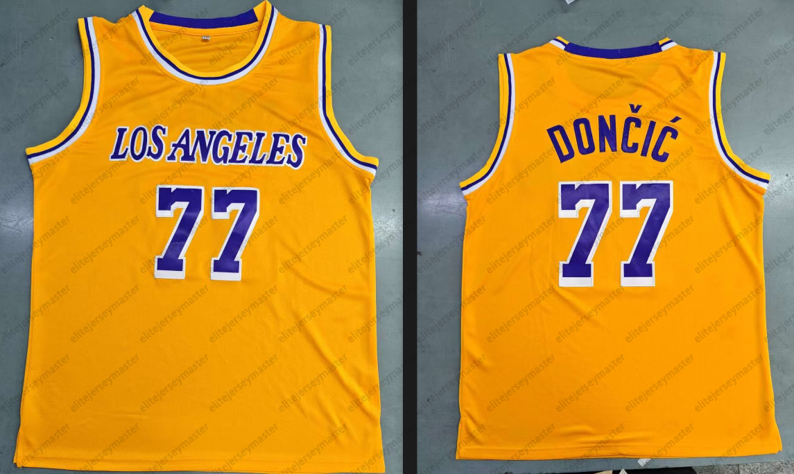 Doncic 77 Custom Basketball Jerseys Personalized Name - Customized Any Number Jersey for Men and Women
