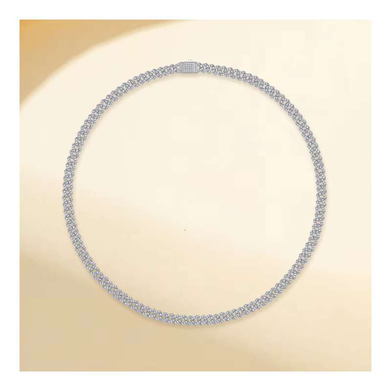 Fast Delivery S Sier Necklace Moissanite New Choker Chain for Women