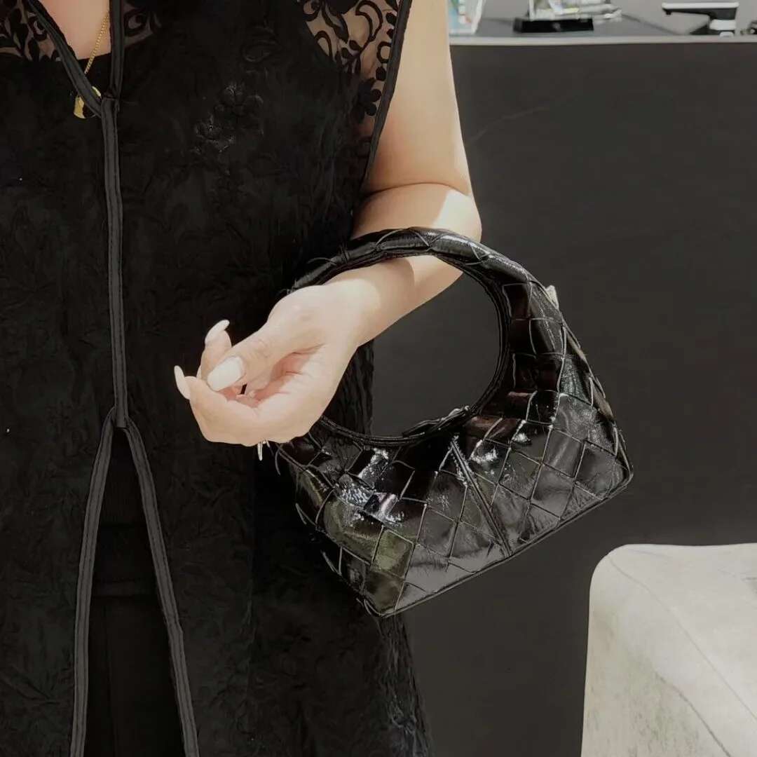 New Summer Genuine Handbag Tote Women's Crossbody Bag Chain Shoulder Full Cow Leather Woven