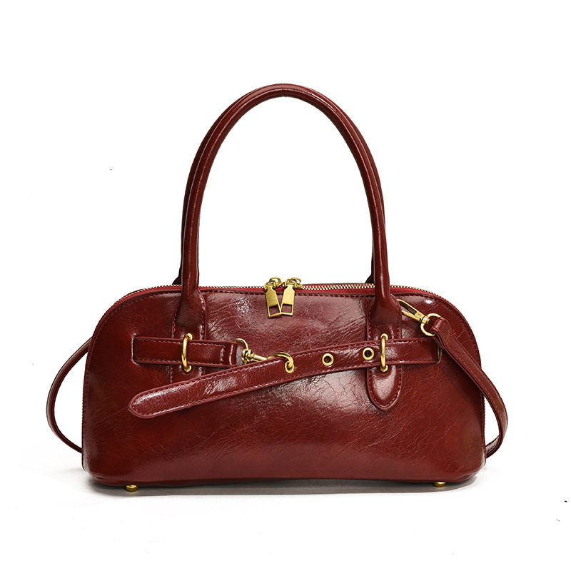 High Quality Leather Armpit Bag Fashionable Designer s New Crossbody Bag Original Bowling Bag 2025S Multifunctional Briefcase Storage Bag Wallet Handb