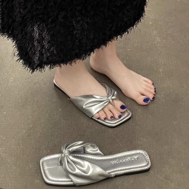 Fairy Designer Sandals Style Casual Multifunctional Clip Toe Beach Shoes Summer 2025 Free Shipping New Sandals Fashionable Designer High Quality Flat 