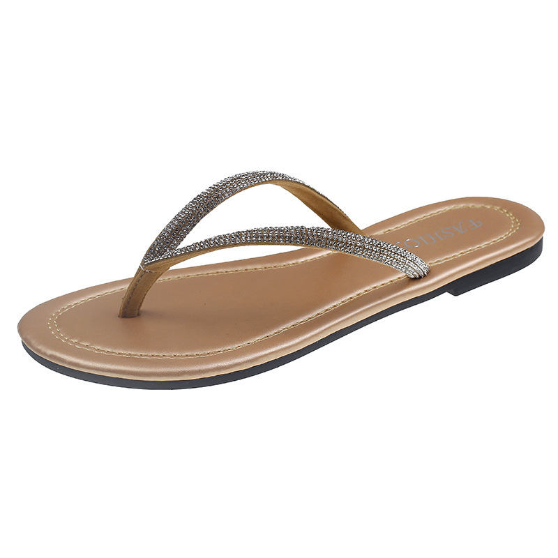 Women Summer Flip Flops 2025 New Fashion Designer New Trend Plus Size Flat Bottom Free Shipping Clip Toe Designer Sandals Beach Sandals Comfortable Sl