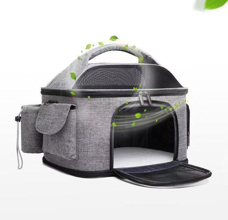 Pet Go out portable bag Winter Crossbody backpack Dog cat cage to carry supplies
