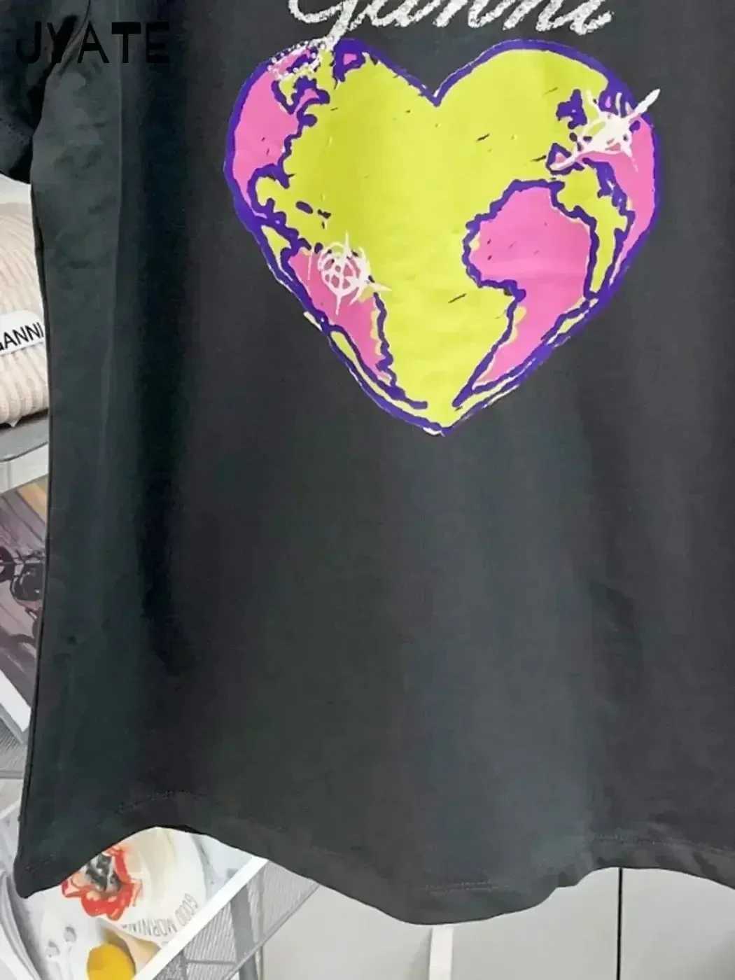 Women's T-Shirt 2025 Peach Pattern T-shirt Womens Summer Clothing Short-sleeved Plus Size T-shirt Top Tshirt Womens Casual T Shirt Strt Wear Y250