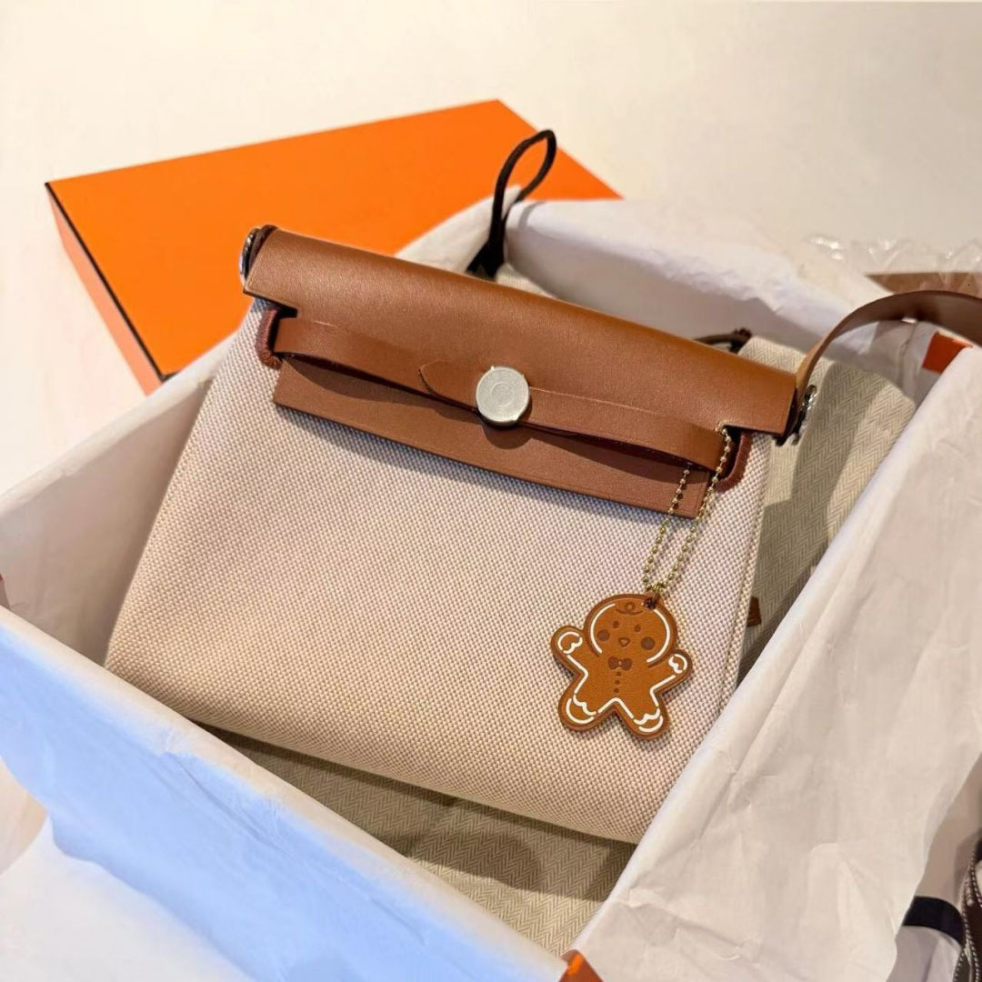 2025 Spring And Summer New Handmade Luxury Mini Handbag Canvas Cowhide Splicing Designer Bag Original Crossbody Bag Fashion Single Shoulder Women S Ba