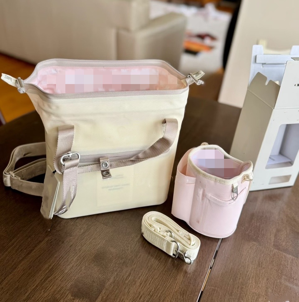 Lunch Bag All Day Julienne Mini Soft Cooler Box Recycled Polyester Carry-All for 40oz Cup tumblers Crossbody Bag with Phone Pocket for Cups Accessorie