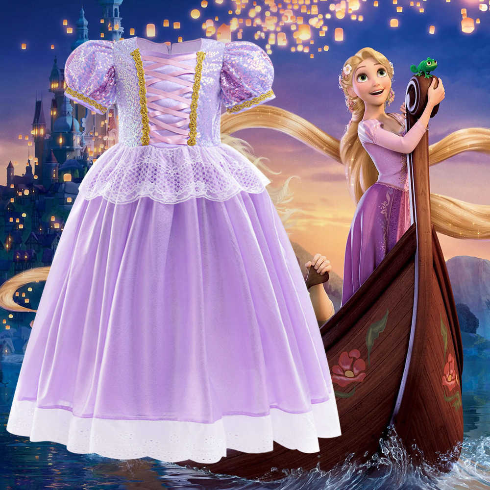 Girl's Dresses New childrens dress Sophie girl dress childrens cosplay long hair princess dress girl dress Y2503073WNQ