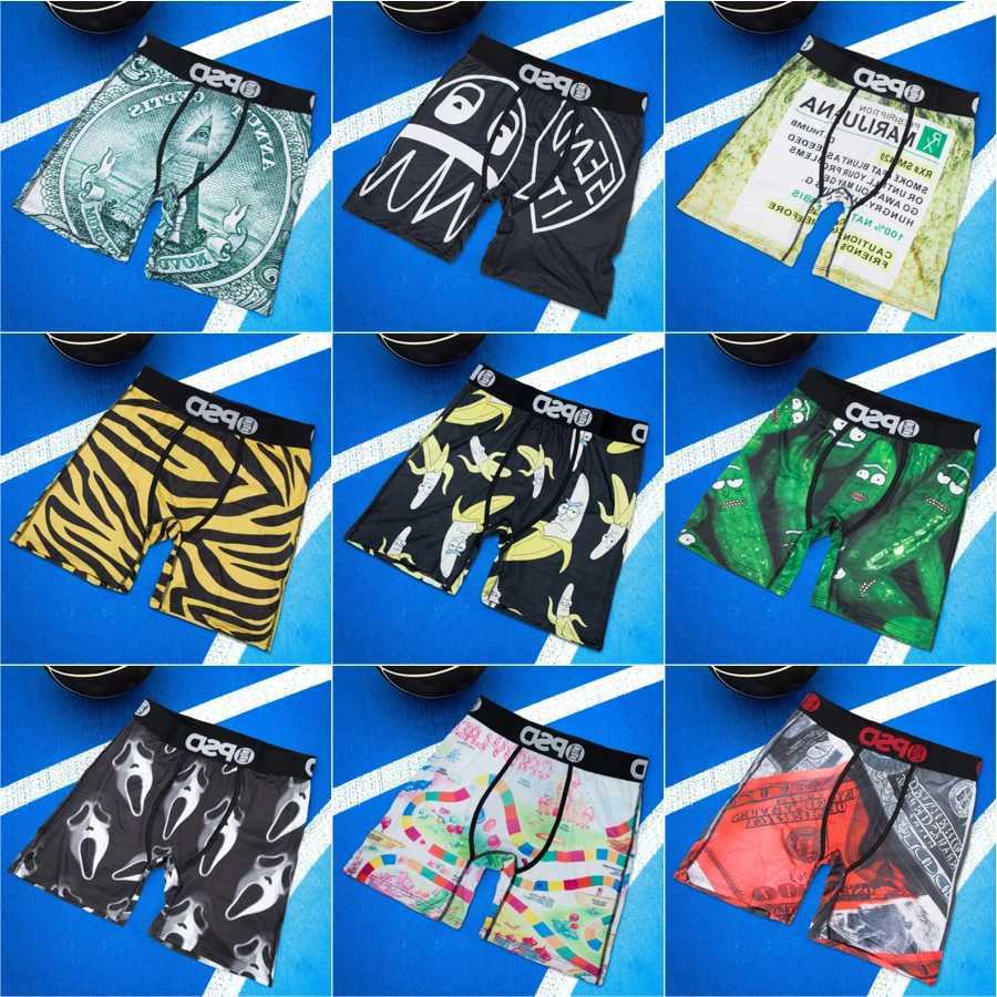 Men's Shorts Sexy Men Boxer Underwear Breathable Mens Boxershorts Mens Panties Underpants Plus Size Fashion Printed Man Boxers Briefs Trunks Y250