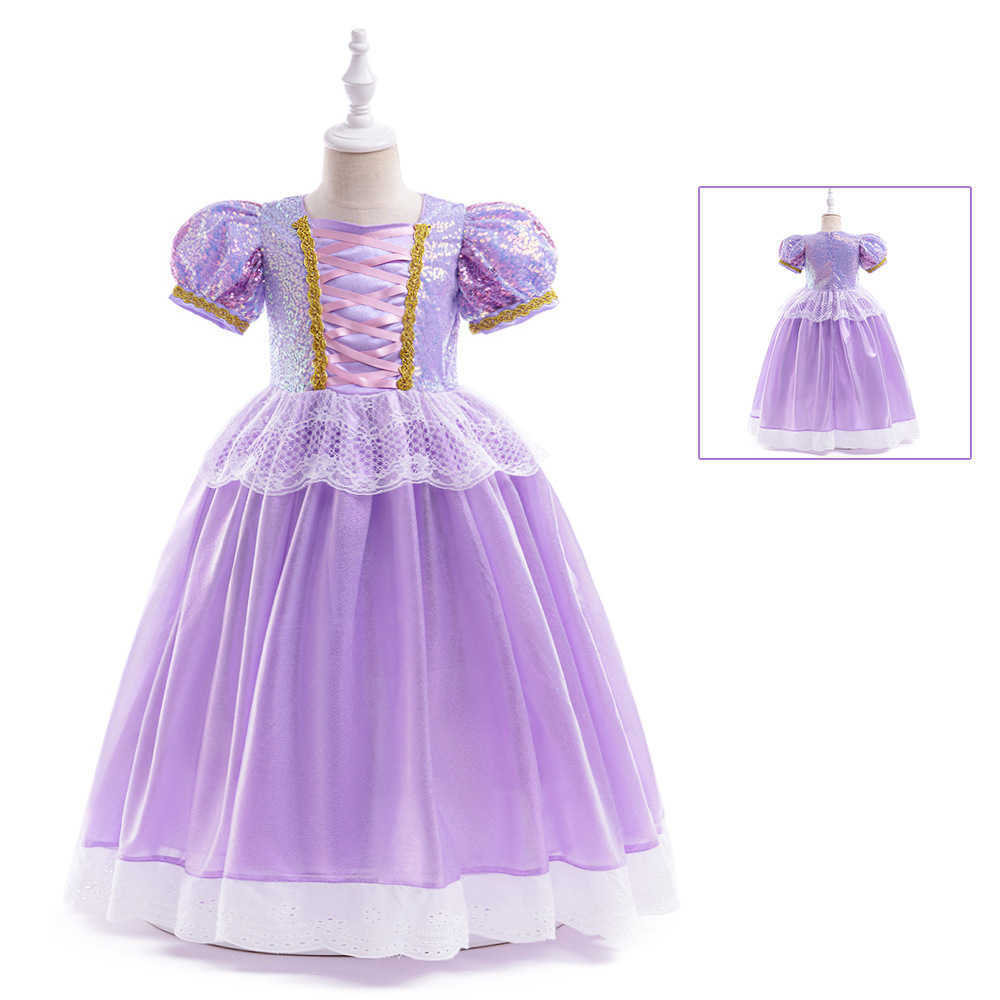 Girl's Dresses New childrens dress Sophie girl dress childrens cosplay long hair princess dress girl dress Y2503073WNQ
