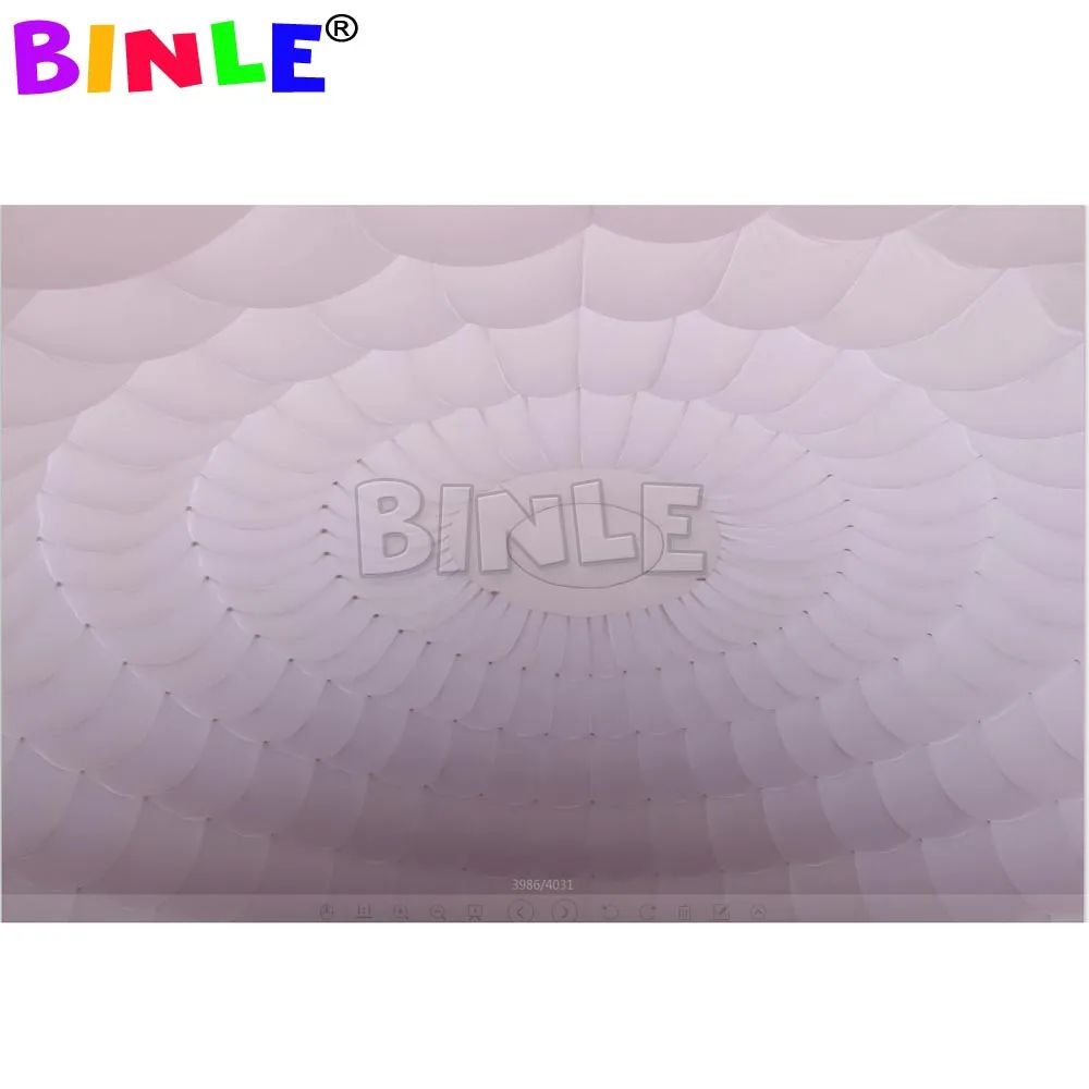 Modual 10mLx10mWx6mH (33x33x20ft) with blower Giant Inflatable Dome Tent With Led Lighting For Event Gazebo Blow Up White Igloo Garden Dance House Par
