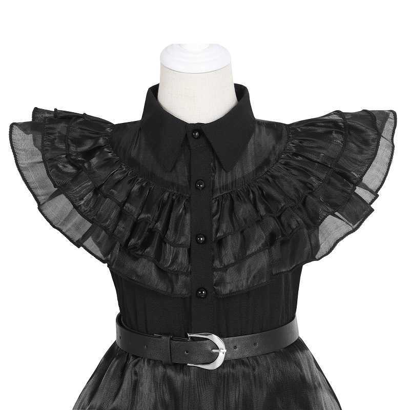 Girl's Dresses Halloween Adams cosplay dress girl princess dress costume Y250307P2BO
