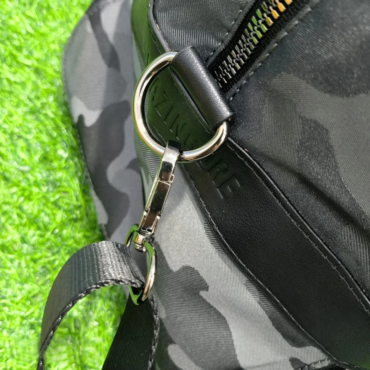 AMAZING Mens Golf Boston Bag Grey camouflage Clothing bag 250304