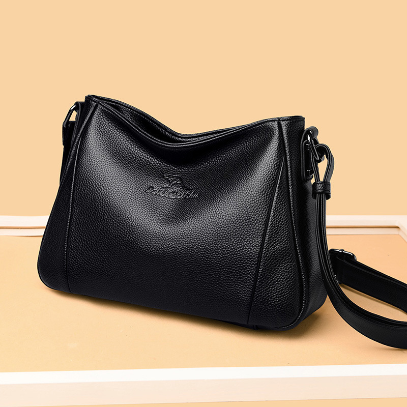 2025 Summer New Fashion Designer Light Luxury Large Capacity Waist Crossbody Bag Simple Soft Leather Wallet Single Shoulder Handbag Storage Bag