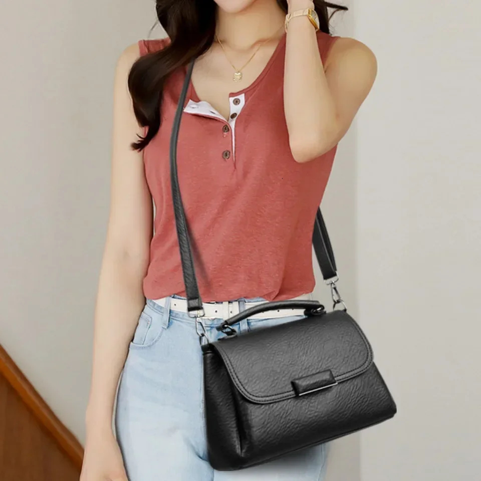 Small Square Women Shoulder Bag Fashion Handbag Female Crossbody Ladies High Quality Womens Messenger Sac A Main 250227