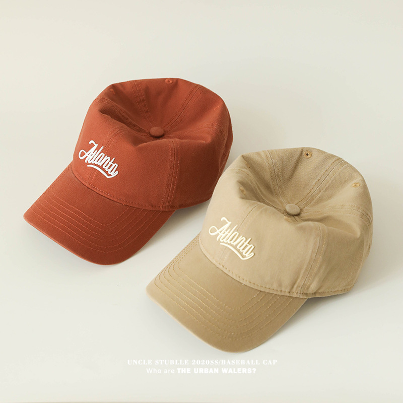 Good fit high-quality pure cotton baseball cap for men and women Korean style simple and versatile soft top duckbill cap outdoor sun hat 241009