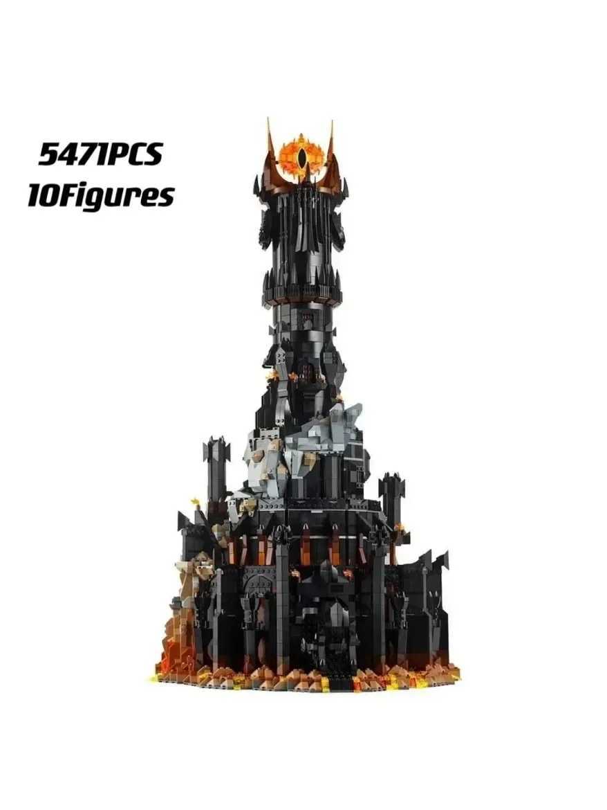 2024 NEW 10333 Black Tower Model Building Blocks Kit Bricks Dark Tower Toy for Kids Adt Birthday Christmas Gift 5471pcs Z250308