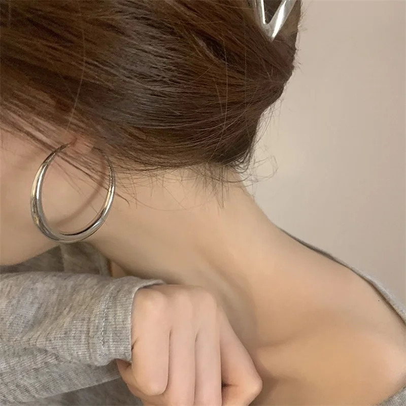 Senlissi - Fashion 18K Gold Hoop Earrings For Women Collection 925 Sterling Silver Cergy Rings And Earr Jewelry S039 250303