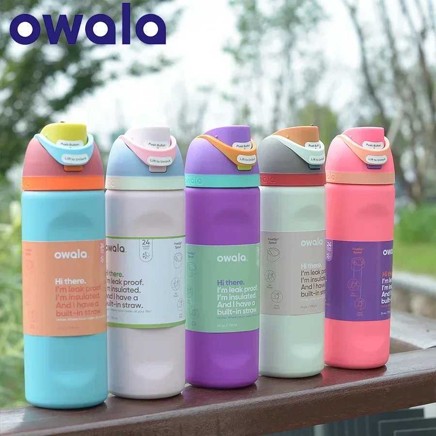Owala Insulated Stainless Steel Water Bottle with Straw BPA-Free Sports Water Bottle Great for Travel 32 OzT250308