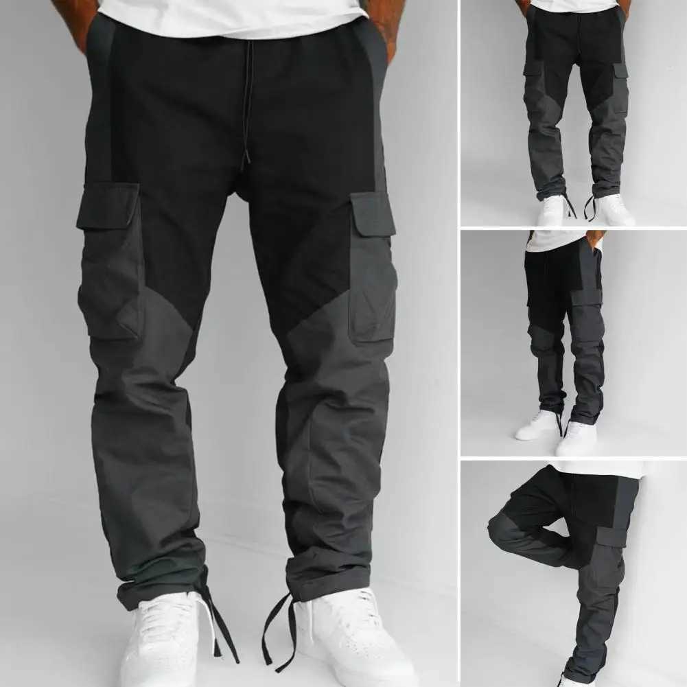 Outdoor Winter Men Sports Soft Shell Pants Travel Waterproof Outdoor Camping Hiking Cargo Pants Windproof Skiing TrousersT250308