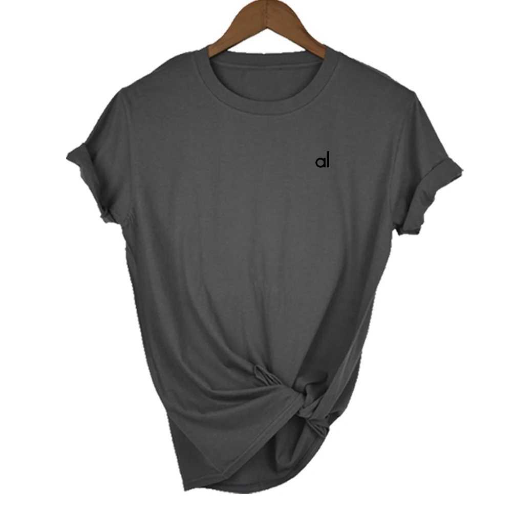 Women's T-Shirt AL Sports T-shirt Womens Ts 100% Cotton Short Slves Fashion Women T-shirt Y2503076E5Z