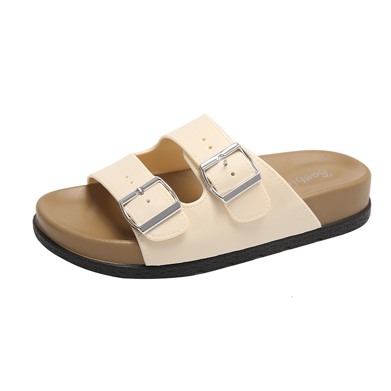 Designer Sandals Women Sandals Fashion Designer Thick Sole Single Drag Free Shipping Casual Flat Shoes Vacation Outdoor Beach Shoes Versatile Women Sh