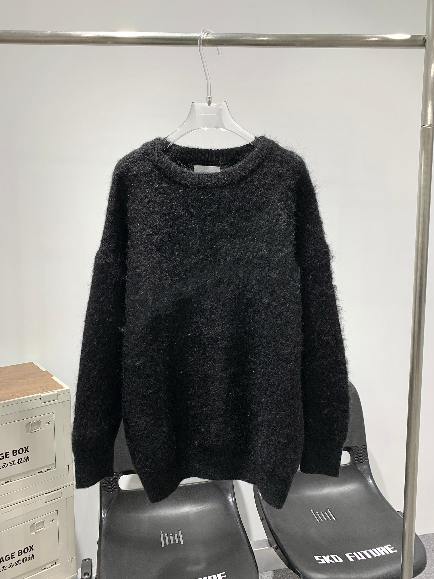 Elevated Style with Our Premium Brushed Mohair Sweater Unisex Fit