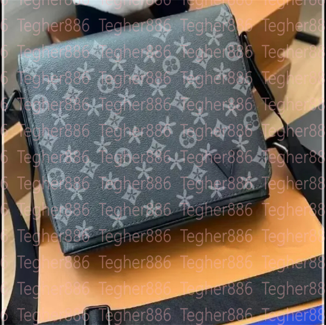 2025 Men Casual desigenr bag Trio messenger bag men Duo shoulder bag mens Outdoor Crossbody Shoulder Bags Genuine Leather Purse Pouch wallet man handbags M69443