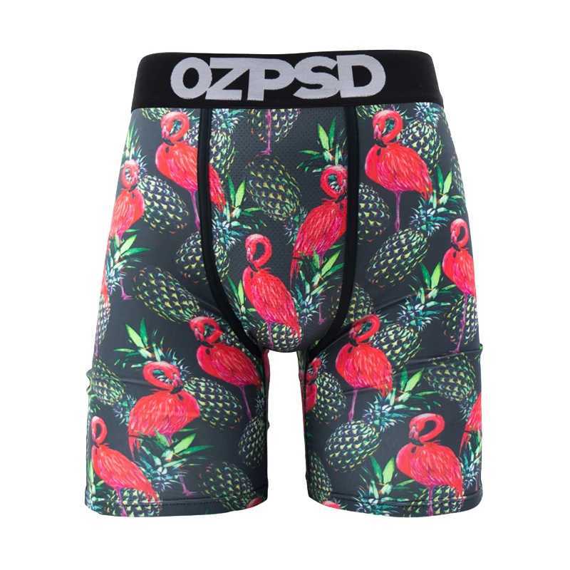 Men's Shorts OZPSD Sexy Men Underwear Boxers Cueca Male Panty Lingerie Men Underpants Boxershorts Plus Size Breathable Print Man Boxer Briefs Y25
