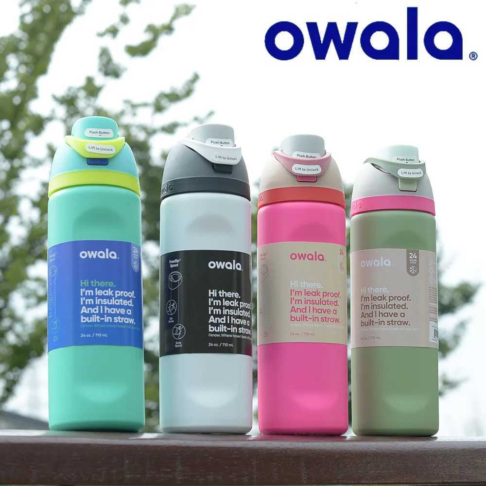 Owala Cup Vacuum Flasks Thermoses Water Bottle Drinkware Thermo Tumbler Stainless Steel Thermal Mug Original Cold Hot CoffeeT250310