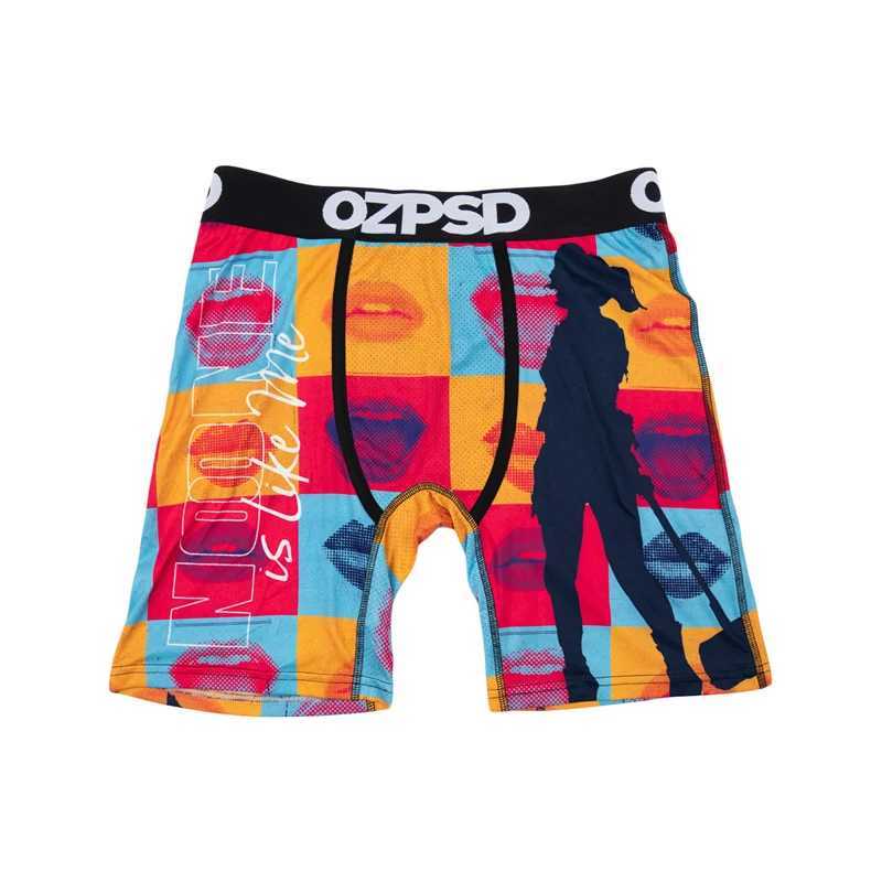Men's Shorts OZPSD Seamless Sexy Men Underwear Boxer Cueca Male Panties Lingerie Men Underpants Boxershorts Plus Size Printed Mens Boxers Y250307