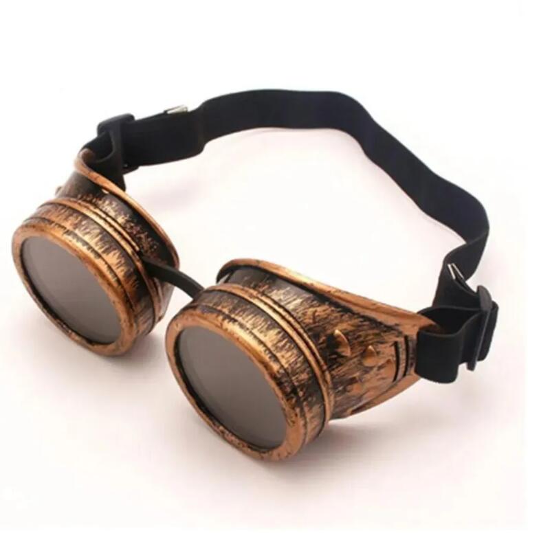 Unisex Gothic Vintage Victorian Party Favor Style Steampunk Goggles Welding Punk Gothic Glasses Cosplay Z 3.8