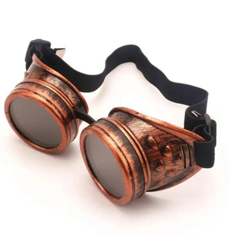 Unisex Gothic Vintage Victorian Party Favor Style Steampunk Goggles Welding Punk Gothic Glasses Cosplay Z 3.8