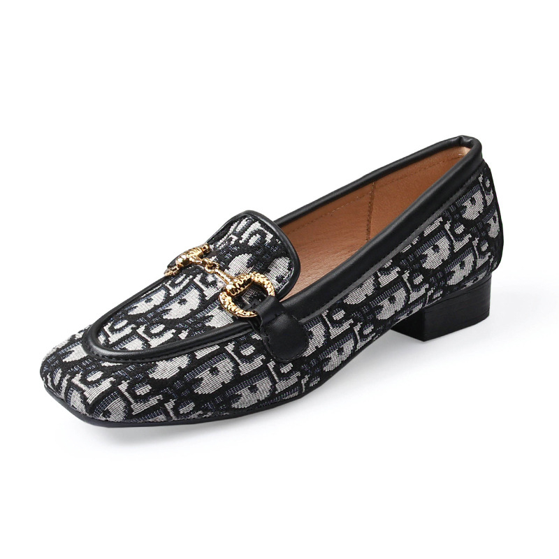 Free shipping designer Casual Shoes for woman 2025 Vintage Classic Outdoor Height Increasing black shoes