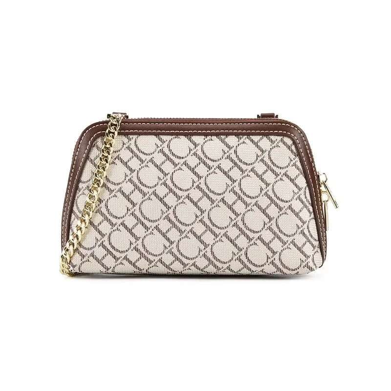 CH Fashion Retro Crossbody Designer Light Chain Suede Leather Letter Printed Shoulder Bag