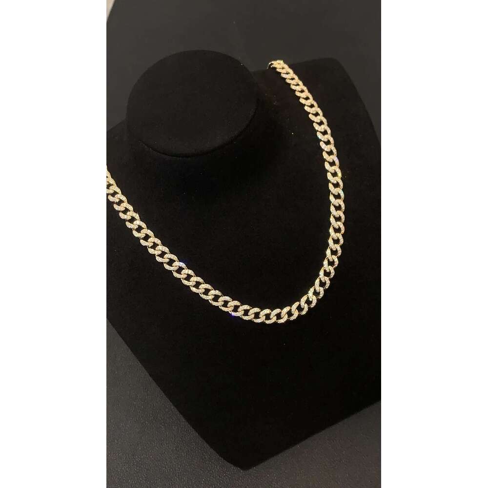 Natural Dia Man Jewelry for Men - Cuban Chains, Real Gold, Wholesale,