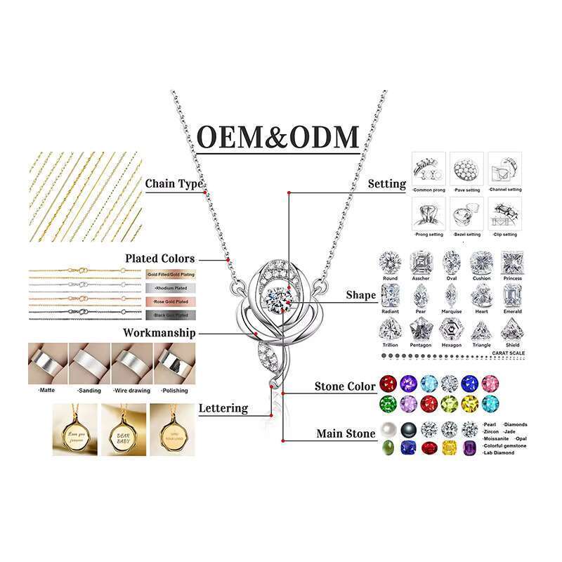 Fast Delivery S Sier Necklace Moissanite New Choker Chain for Women