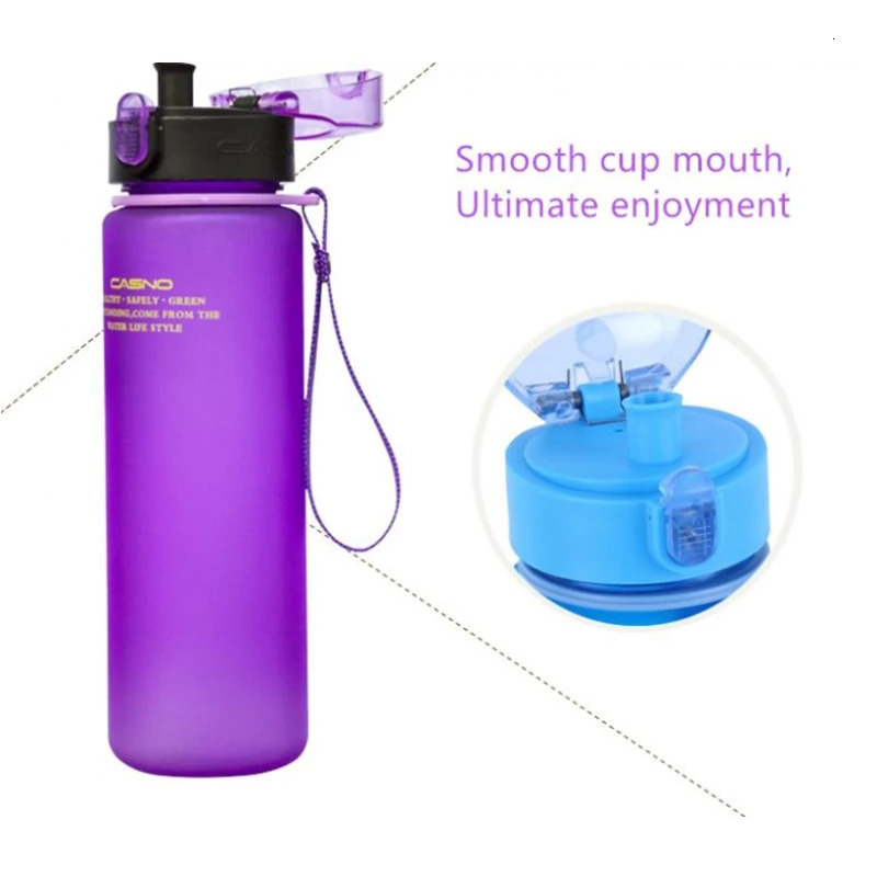9 Colors A Free Leak Proof Sports Water Bottle High Quality Tour Hiking Portable My Favorite Drink Bottles Cup 560400ml 250303