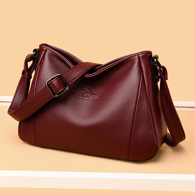 2025 Summer New Fashion Designer Light Luxury Large Capacity Waist Crossbody Bag Simple Soft Leather Wallet Single Shoulder Handbag Storage Bag