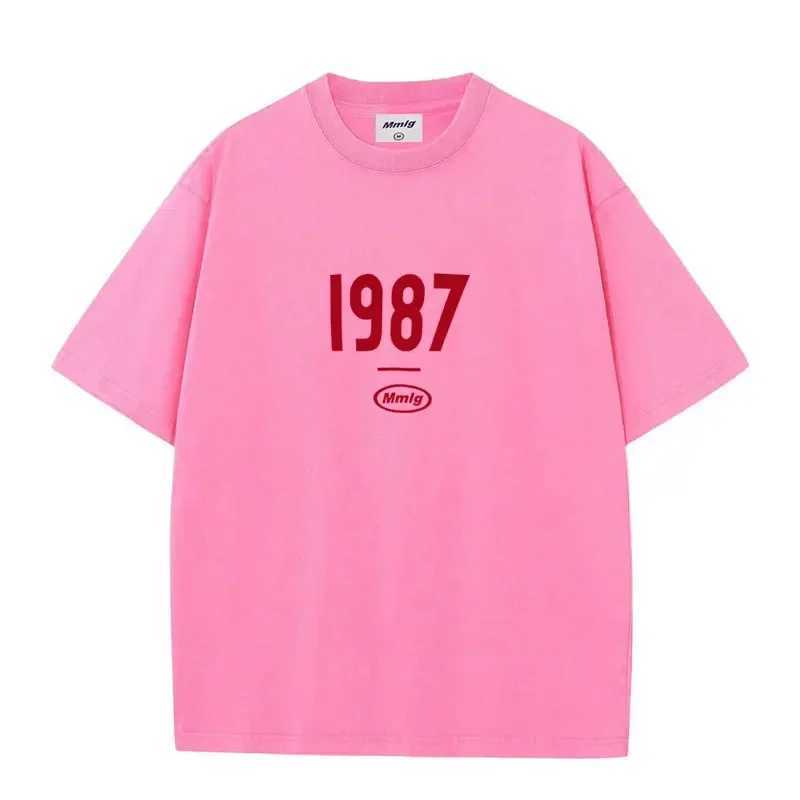 Women's T-Shirt 2024 summer new Hot figure mmlg print cotton high-quality mens and womens T-shirts Fashion casual shopping shirt short slve Y2503