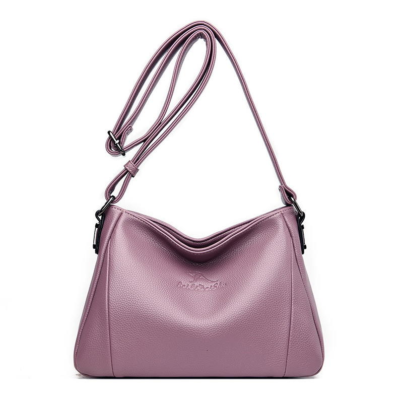 2025 Summer New Fashion Designer Light Luxury Large Capacity Waist Crossbody Bag Simple Soft Leather Wallet Single Shoulder Handbag Storage Bag